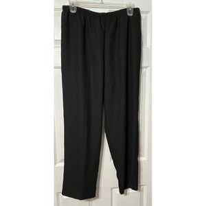 Anna Maxwell Black Elastic Waist Pull On Pants Women's‎ Size 16W